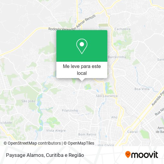 Paysage Alamos mapa