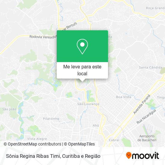 Sônia Regina Ribas Timi mapa