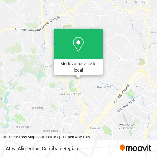 Ativa Alimentos mapa