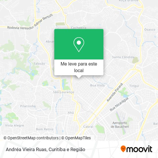 Andréa Vieira Ruas mapa