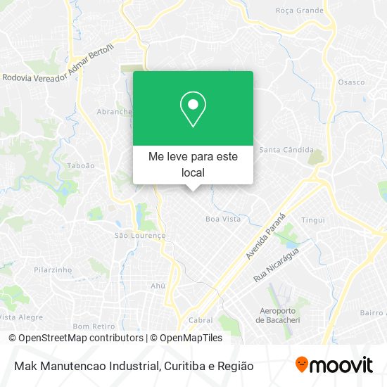 Mak Manutencao Industrial mapa