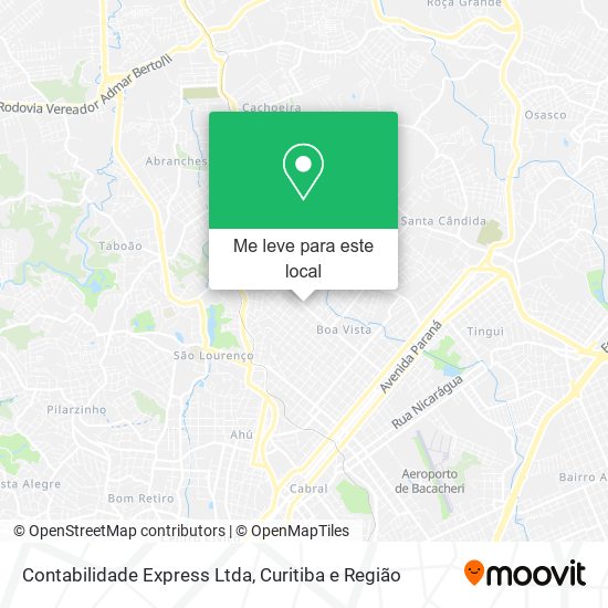 Contabilidade Express Ltda mapa