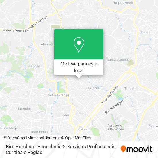 Bira Bombas - Engenharia & Serviços Profissionais mapa