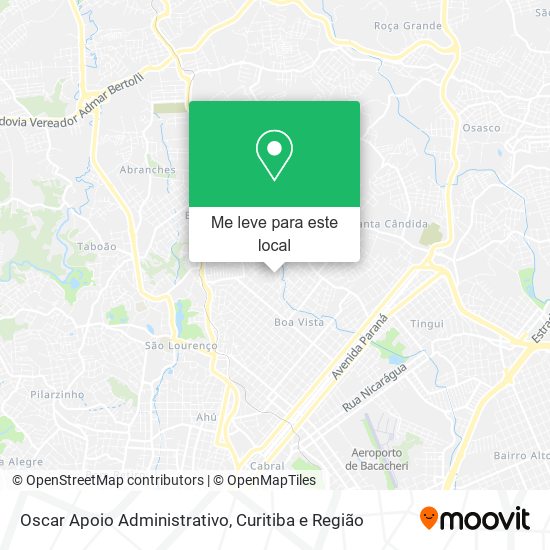 Oscar Apoio Administrativo mapa