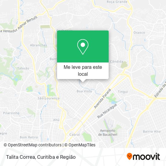 Talita Correa mapa