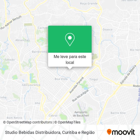 Studio Bebidas Distribuidora mapa