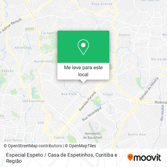 Especial Espeto / Casa de Espetinhos mapa