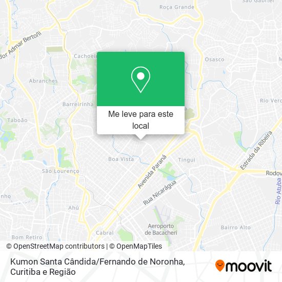 Kumon Santa Cândida / Fernando de Noronha mapa