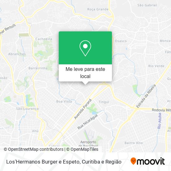 Los'Hermanos Burger e Espeto mapa