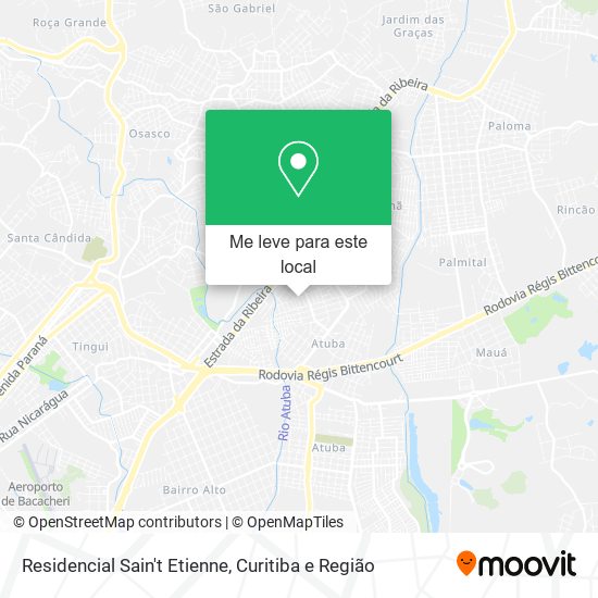 Residencial Sain't Etienne mapa