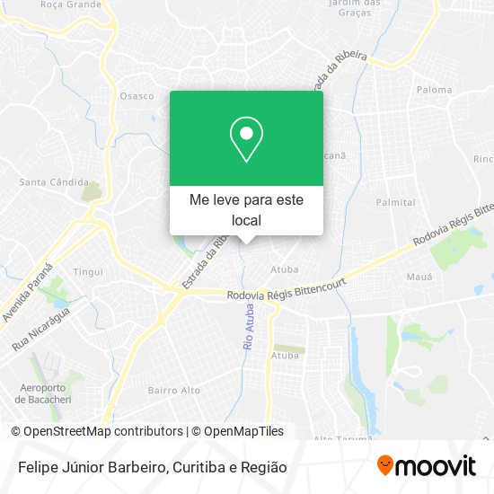 Felipe Júnior Barbeiro mapa