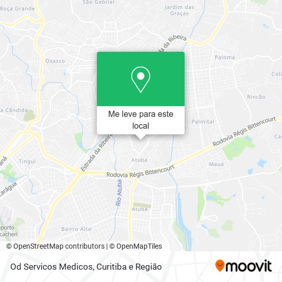 Od Servicos Medicos mapa