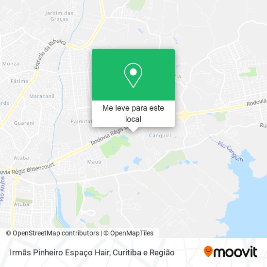 Irmãs Pinheiro Espaço Hair mapa