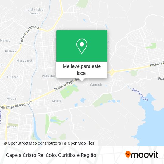 Capela Cristo Rei Colo mapa
