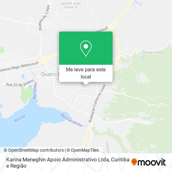 Karina Meneghin Apoio Administrativo Ltda mapa