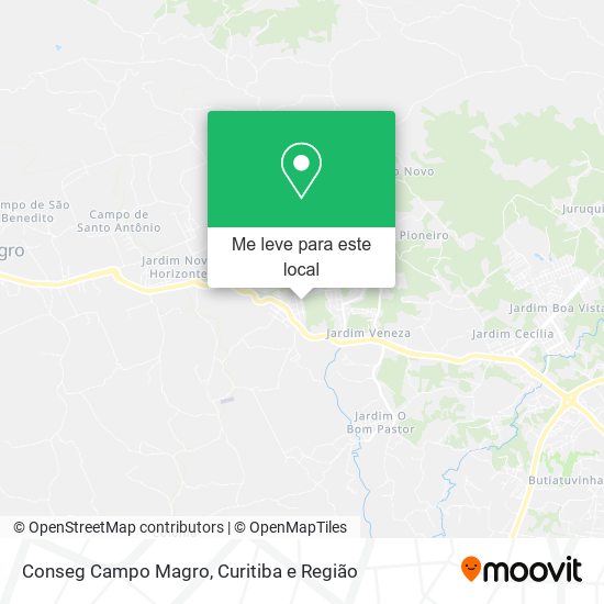 Conseg Campo Magro mapa