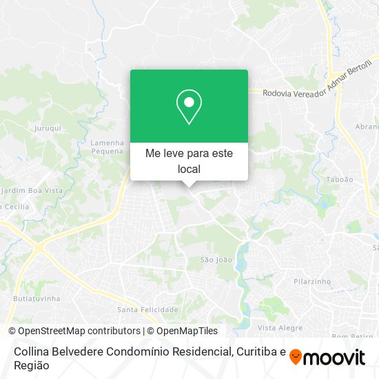 Collina Belvedere Condomínio Residencial mapa