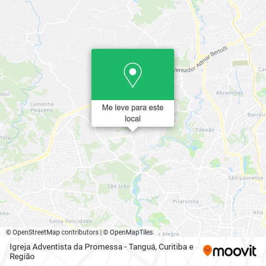 Igreja Adventista da Promessa - Tanguá mapa