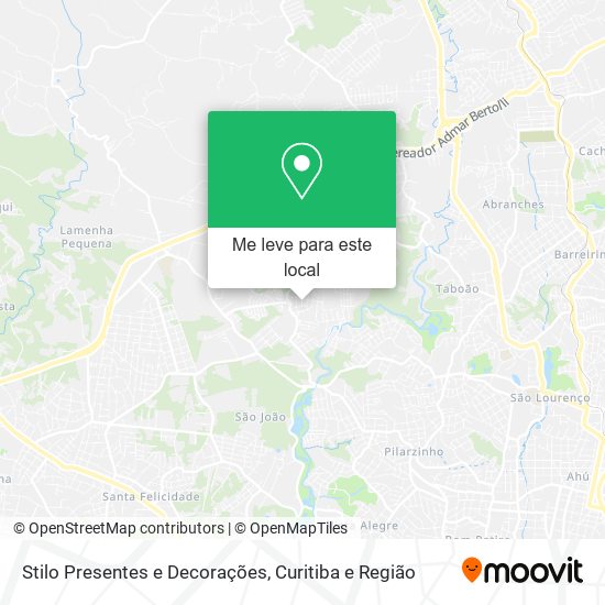 Stilo Presentes e Decorações mapa