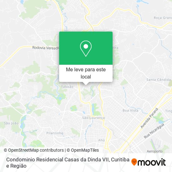 Condominio Residencial Casas da Dinda VII mapa