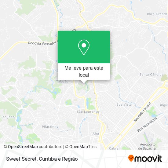 Sweet Secret mapa