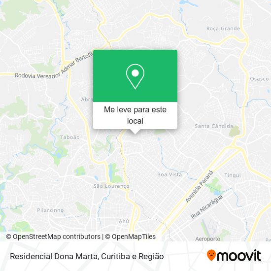 Residencial Dona Marta mapa