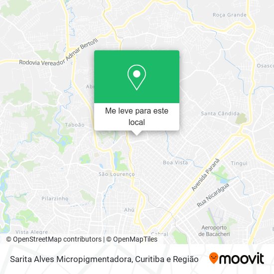 Sarita Alves Micropigmentadora mapa