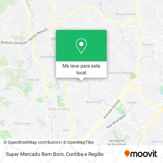 Super Mercado Bem Bom mapa