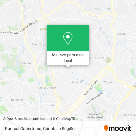 Pontual Coberturas mapa