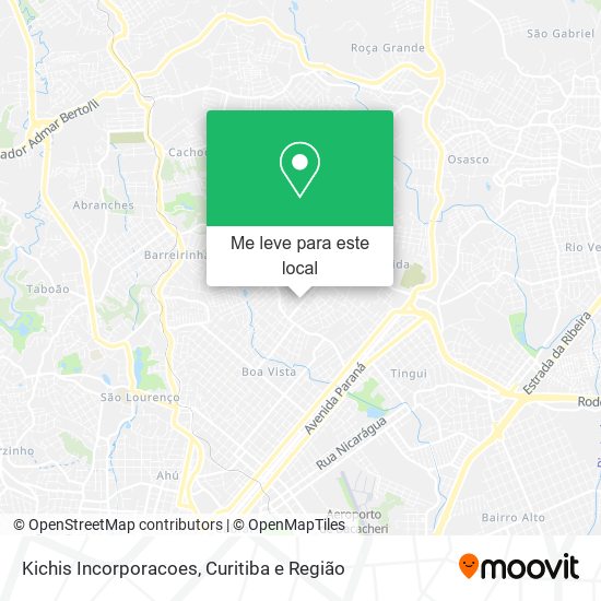 Kichis Incorporacoes mapa