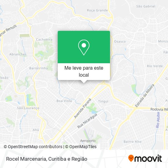 Rocel Marcenaria mapa