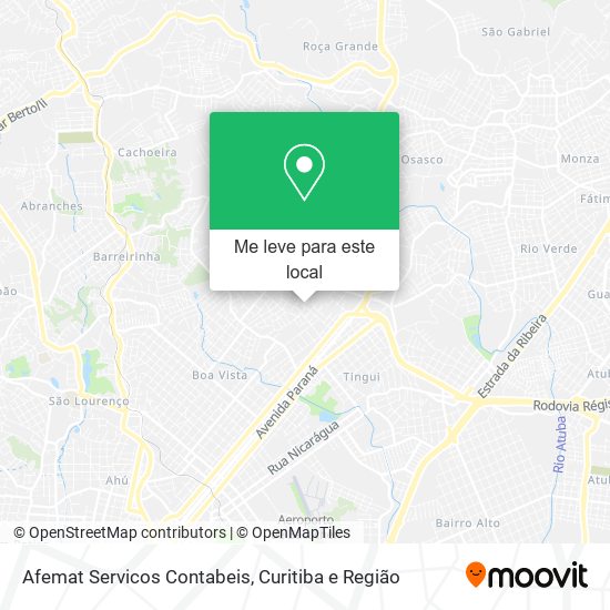 Afemat Servicos Contabeis mapa