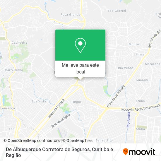 De Albuquerque Corretora de Seguros mapa