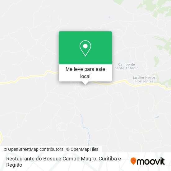 Restaurante do Bosque Campo Magro mapa