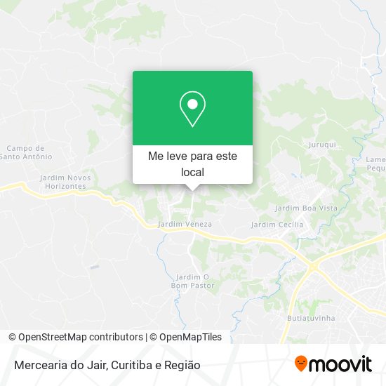 Mercearia do Jair mapa