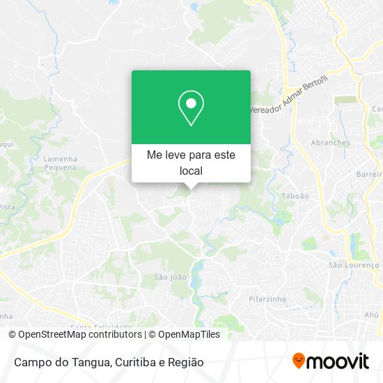 Campo do Tangua mapa