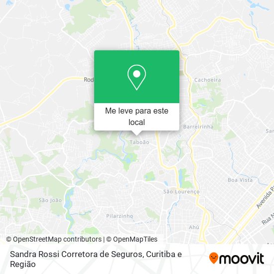 Sandra Rossi Corretora de Seguros mapa