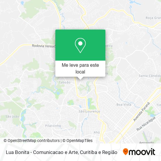 Lua Bonita - Comunicacao e Arte mapa