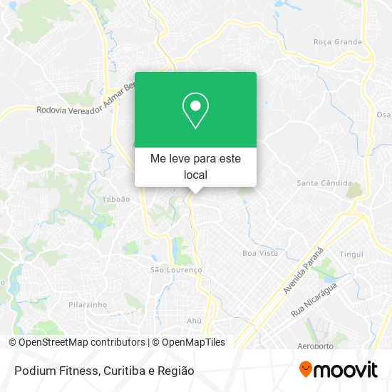 Podium Fitness mapa