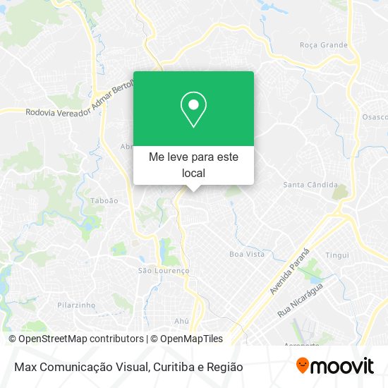 Max Comunicação Visual mapa