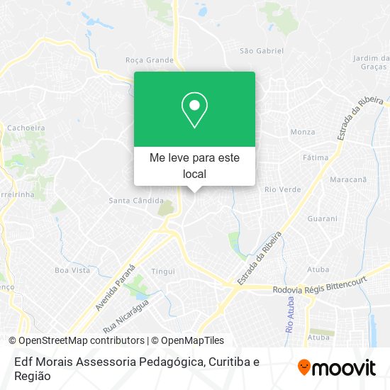 Edf Morais Assessoria Pedagógica mapa