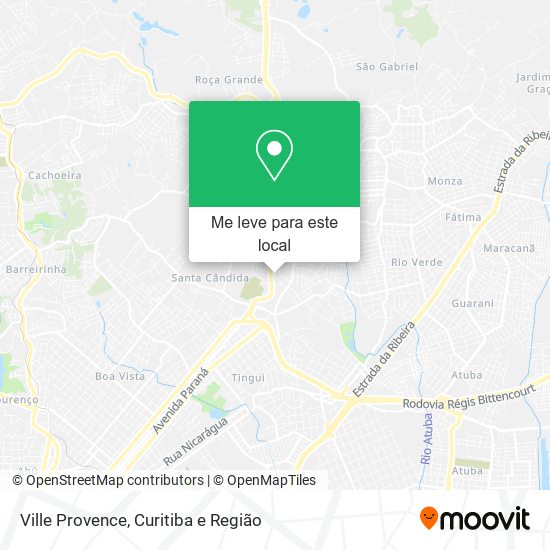 Ville Provence mapa