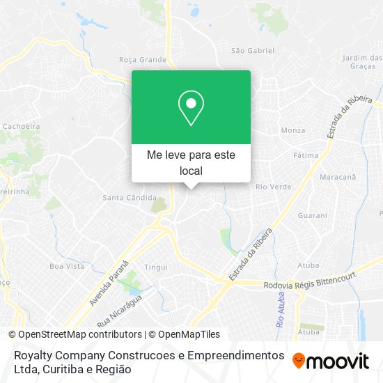 Royalty Company Construcoes e Empreendimentos Ltda mapa