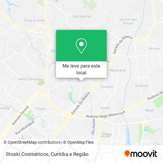 Stoski Cosméticos mapa