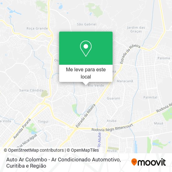 Auto Ar Colombo - Ar Condicionado Automotivo mapa