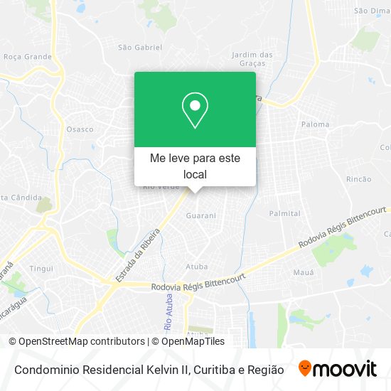 Condominio Residencial Kelvin II mapa