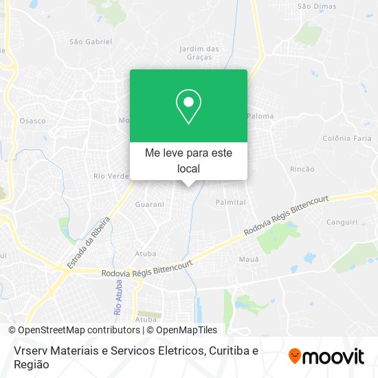 Vrserv Materiais e Servicos Eletricos mapa