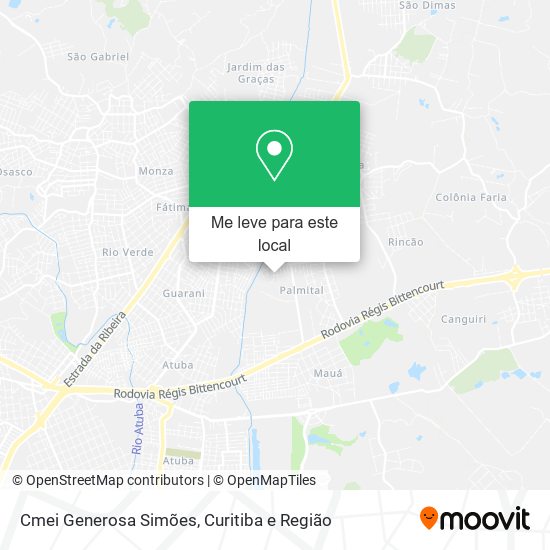 Cmei Generosa Simões mapa