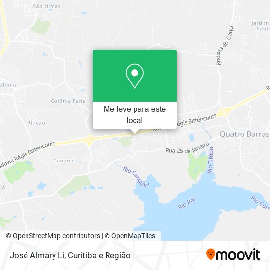 José Almary Li mapa