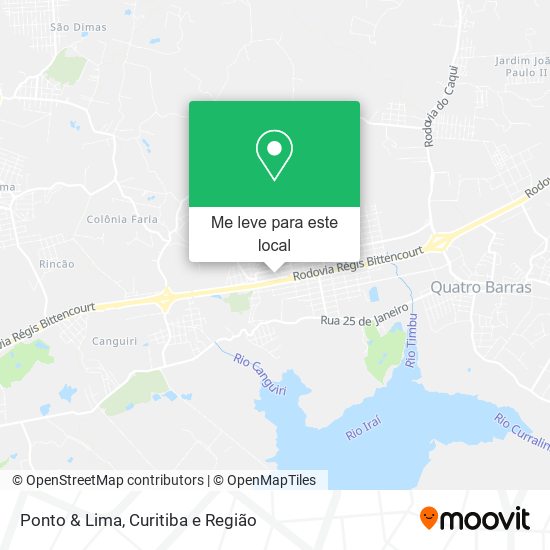 Ponto & Lima mapa